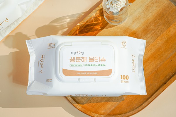 하얀손수건 생분해 물티슈/ 100매입